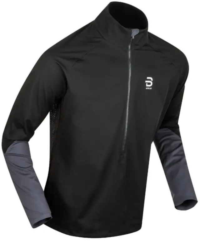 Dæhlie Herre Jakke Half Zip Elite M Innovativ half zip skijakke - Black 
