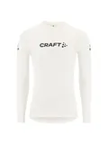 Craft M Trøye NOR Wool Extreme X LS Varm, teknisk ulltrøye for kulden - wht