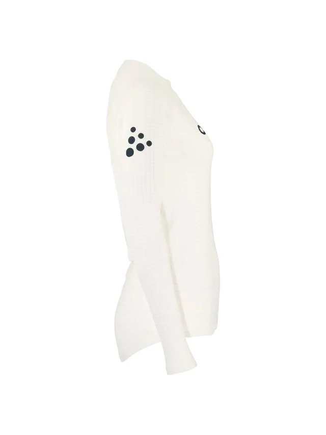 Craft W Trøye NOR Wool Extreme X LS M Varm, teknisk ulltrøye for kulden - hvit 