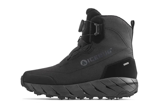 Icebug Unisex Alne BUGrip 43 Lett vinterstøvel med topp grep - Black 