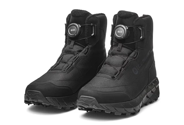 Icebug Unisex Alne BUGrip 43 Lett vinterstøvel med topp grep - Black 