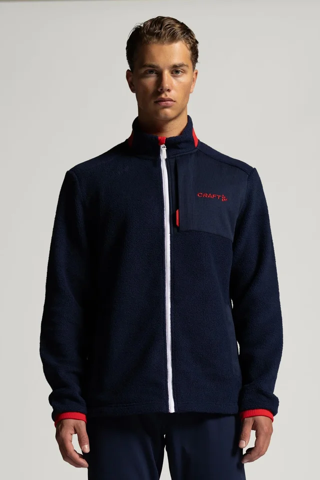 Craft M Nor Explore Pile Fleece L Varm fleecejakke til hverdagsbruk - B/BR 