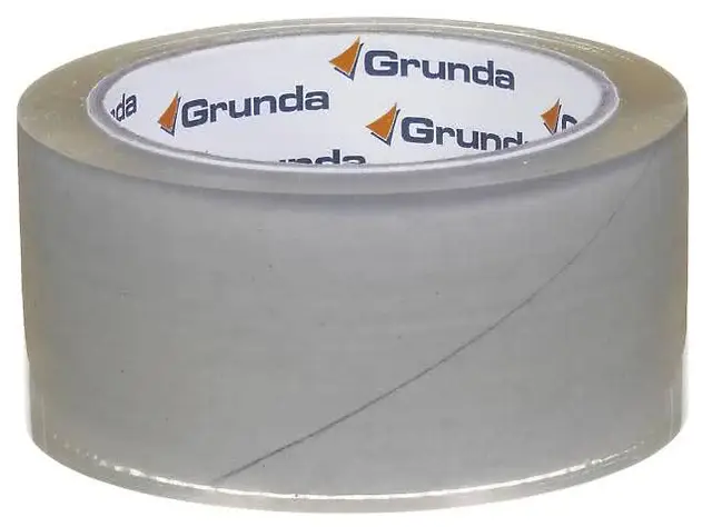 PAKKETAPE GRUNDA PP LOW NOISE TRANSPAREN PP stille avrulling Grunda 