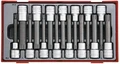 PIPEBITSSETT XZN/RIBE 15 DELER 1/2'' firkantfeste Teng Tools TTRS15