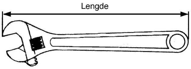 SKIFTENØKKEL 300MM Teng Tools 4001 / 4008 
