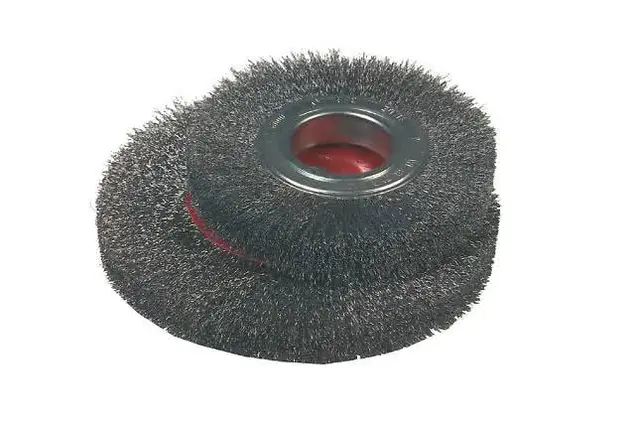 STÅLBØRSTE 150X25X32 MED REDUKSJONSFORIN Børste til benkslipemaskin 