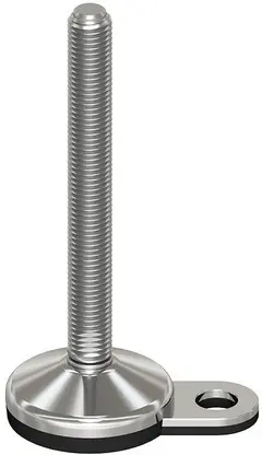 Maskinfot Ø80-M16x100mm,,1feste Galvanisert fot.10gr,NBR vulks