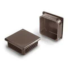 Firkantplugg 100x100,sort innvendig 88-94mm,rør