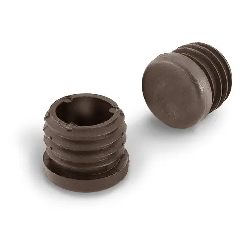 Fotplugg ø26-28mm,sort Endeplugg Ø30mm 