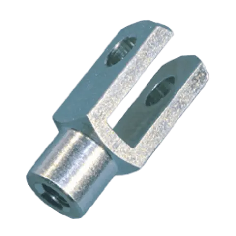 Gaffelhode M6/Ø6 L=12/24 Uten bolt b=6mm 