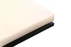 POM C PL 20X 1000 X 2000mm Sort 61,32 kg pr stk