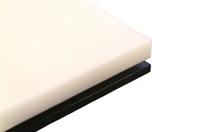 POM C PL 20X 1000 X 2000mm Sort 61,32 kg pr stk 