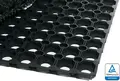 Ringmatte sort 1200 x 800 x 23mm 50/pall