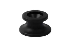 Kalesjeknapp  Sort Hull Ø6mm 1000 Stk Pr Eske