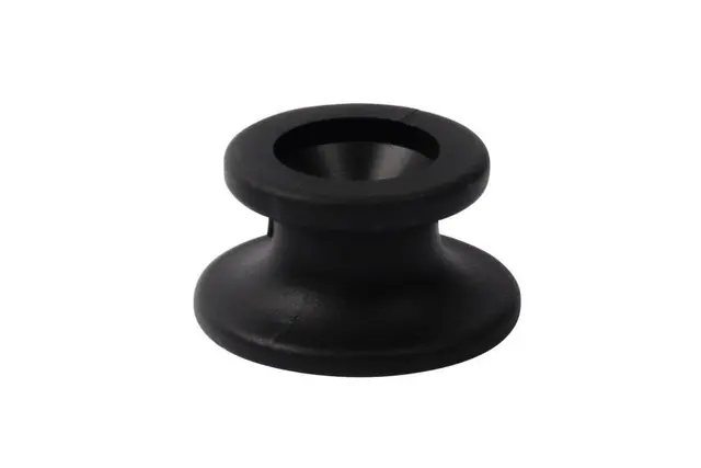 Kalesjeknapp  Sort Hull Ø6mm 1000 Stk Pr Eske 