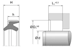 Avskraper SCB  70X 84X 8/11 TPU/Stål