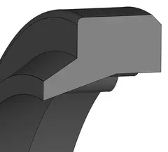 Avskraper A5  20X 28,6X 5/7 NBR