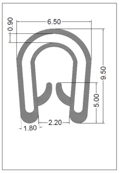 Kantprofil UT L=100M   (0,5-2mm)