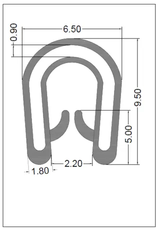 Kantprofil UT L=100M   (0,5-2mm) 