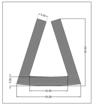 U-Profil 10/18X20 31-071S EPDM 65 