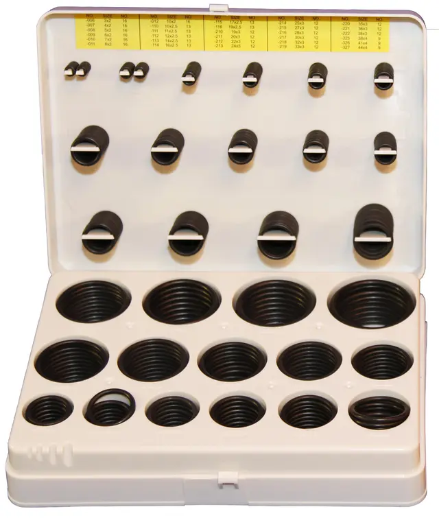 O-Ring Sett 2 - Millimeter NBR 70 HVIT 