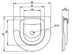 Surringsring Nr304 Elforz 90x85mm