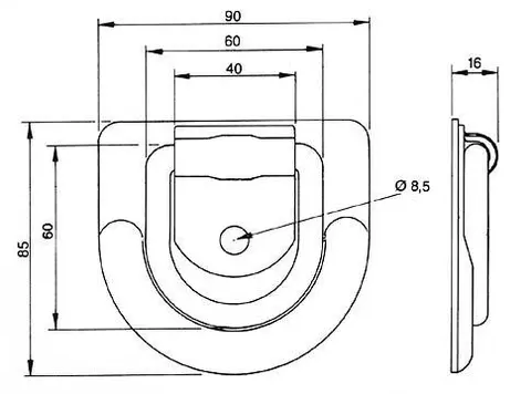 Surringsring Nr304 Elforz 90x85mm 