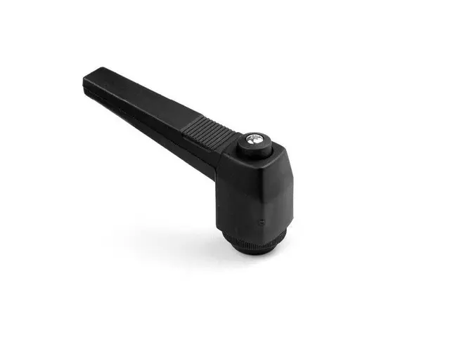 Låsespak,messing innsats,M8 Plast,PA6,L=63mm,justerbar 