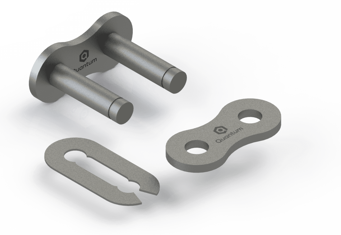 Skjøteledd m/fjær 06B-1 (3/8" simplex) Quantum