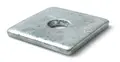 FIRKANTSKIVE M12 VF HV100 14X40X4MM VARMFORZINKET