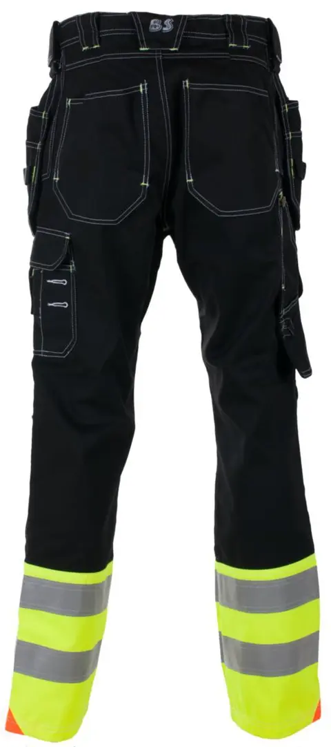 Håndverksbukse BS Drevsjø HiVis kl.1 sva str c54 