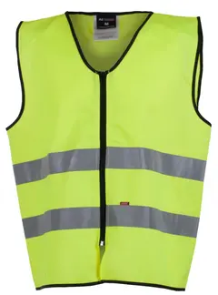 REFLEKSVEST BS DOKKA HIVIS KL.2 GUL STR