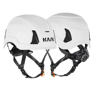 VERNEHJELM KASK PRIMERO HVIT