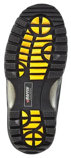 Baffin Fort Mac - Sort, Vernesko -60, med spikertramp & komposittå 