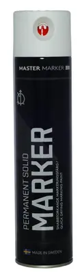 MERKESPRAY MASTER MARKER 600ML HVIT