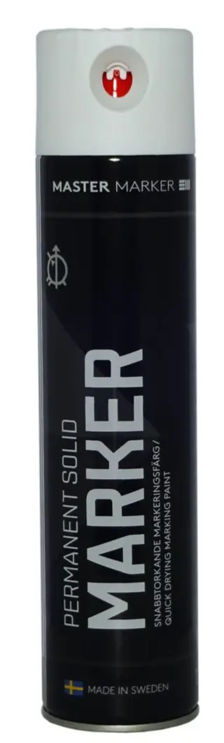 MERKESPRAY MASTER MARKER 600ML HVIT 