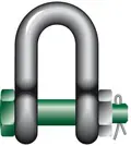 D-SJAKKEL 1/2" 2T D-SJAKKEL MED SKRUBOLT