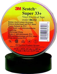 Isolasjonstape 33+ 19mmx20m Helårs isolasjonstapetape 3M Super 33+
