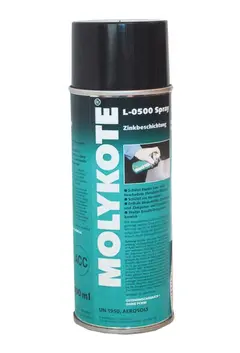 KALDGALVANISERING ZINK 400ML Zinkspray L-0500 Molykote 400ml