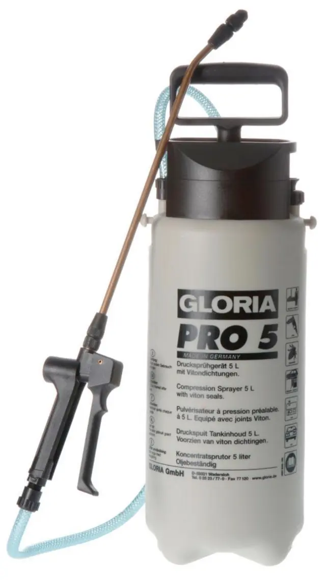 KONSENTRATSPRØYTE GLORIA PRO 5 5L PLAST 