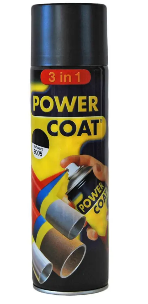 Spraymaling 3in1 Ral 9005 Power Coat 500 RAL 9005 