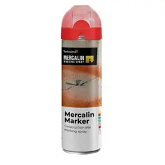 Merkespray Mercalin Marker Fluorescerend Marker Fluor Mercalin Rød 500ml UN1950
