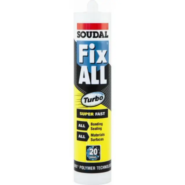 MONTERINGSLIM FIX ALL TURBO SOUDAL 290ML SORT 