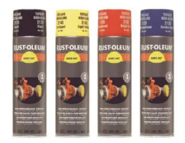 SPRAYMALING HARD HAT 2178 RUST-OLEUM 500ML MATTSVART 