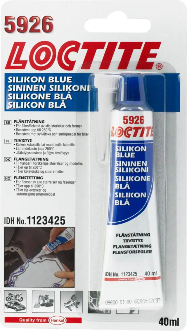 SILIKON LOCTITE 5926 BLÅ 40 ML/TUBE 