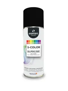 SPRAYLAKK S-COLOR RAL 9005 SOPPEC 400ML