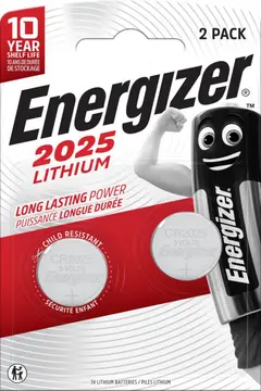 ENR Lithium CR2025 BP2 Batteri ENR Lithium CR2025 BP2