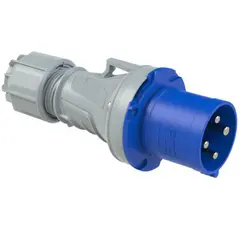 KONTAKT 32A 3F 230V RUNDS IP44