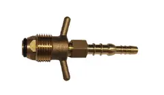 OVERGANG POL MED VINGEMUTTER 6,3-8MM SLANGESOKKEL