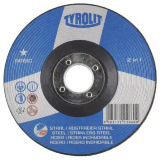 NAVRONDELL BASIC A30Q-BF TYROLIT Ø125X6.0X22.23MM 2IN1 